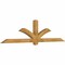 Ekena Millwork Redmond Rough Sawn Timber Gable Bracket, Western Red Cedar, 96"W x 24"H x 4"D x 4"F, 6/12 Pitch GBW096X24X0404RED00RWR - alternate 2